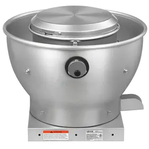 VEVOR Commercial Kitchen Exhaust Fan, 612 CFM Restaurant Canopy Hood Exhaust Fan, 0.25HP 180W Direct Drive Food Truck Hood Vent, High Speed Low Noise, for Warehouse, Agriculture