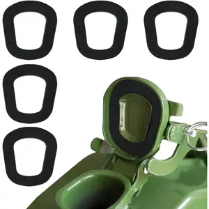 5PCS Jerry Can Gaskets 2.11×1.86×0.18 Inch Rubber Fuel Can Seal Washers Gas Can Spout Gaskets Replacement Universal Car Accessories for 20 Liter NATO Jerry Can Spout