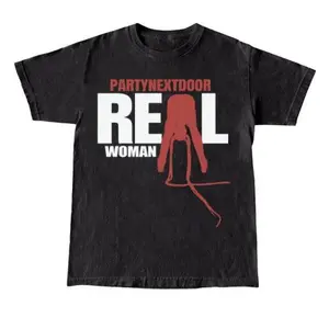 PartyNextDoor Shirt, Real Woman Shirt, RnB, Vintage Graphic Tee, Merch Unisex Tshirt