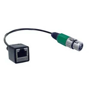 RJ45 (female) to Single XLR (female) Adapter Cable for AXIA