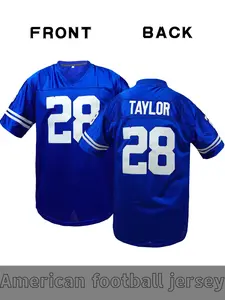 Jones # 17 # 28 Retro Embroidered Football jersey, Indianapolis Rugby Sweatshirt, - unisex, suitable for all seasons, suitable for casual, training, and street style rugby enthusiasts, Sports Jersey