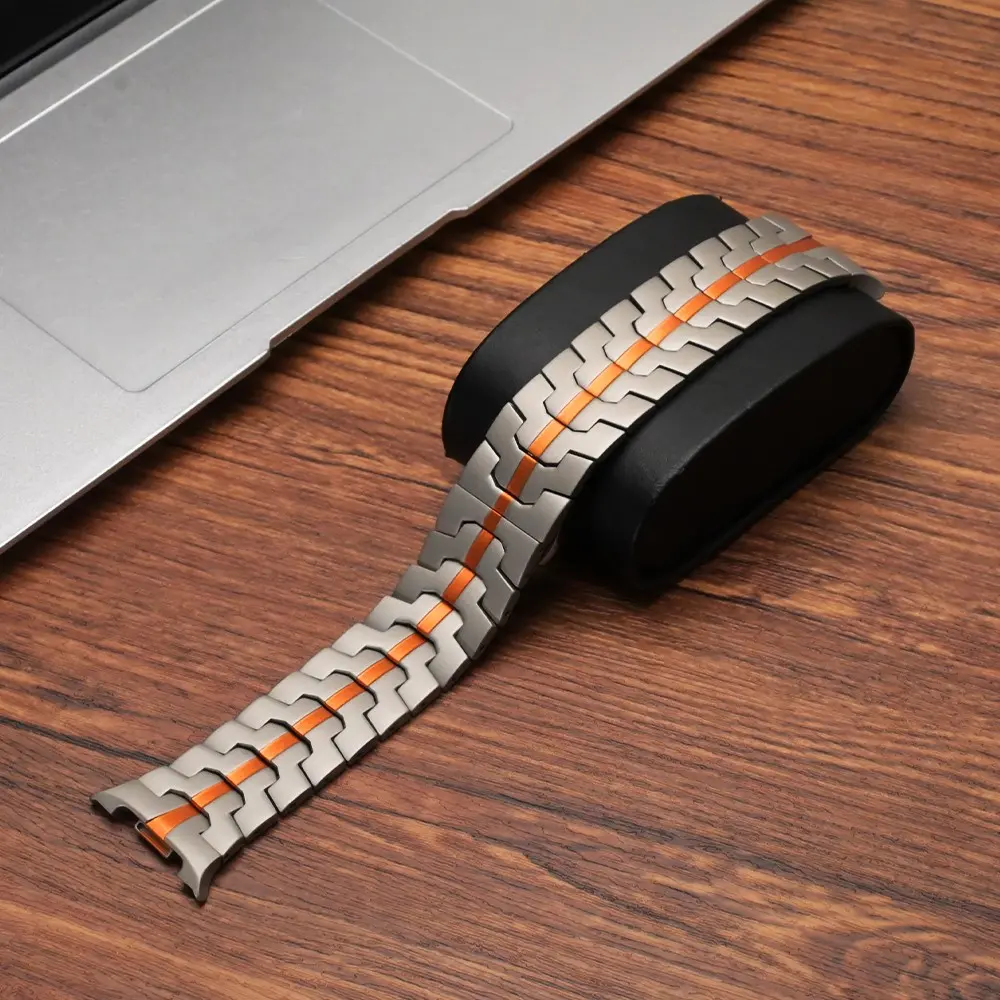 Fashionable Stainless Steel Strap for Samsung Galaxy Watch 8 Classic 46mm Luxury Bracelet for Galaxy Watch 8 40/44mm Men Cool Band Polished Elegant Scratch-resistant Smartwatch Strap Smart Watch Accessories Smart Watch Straps