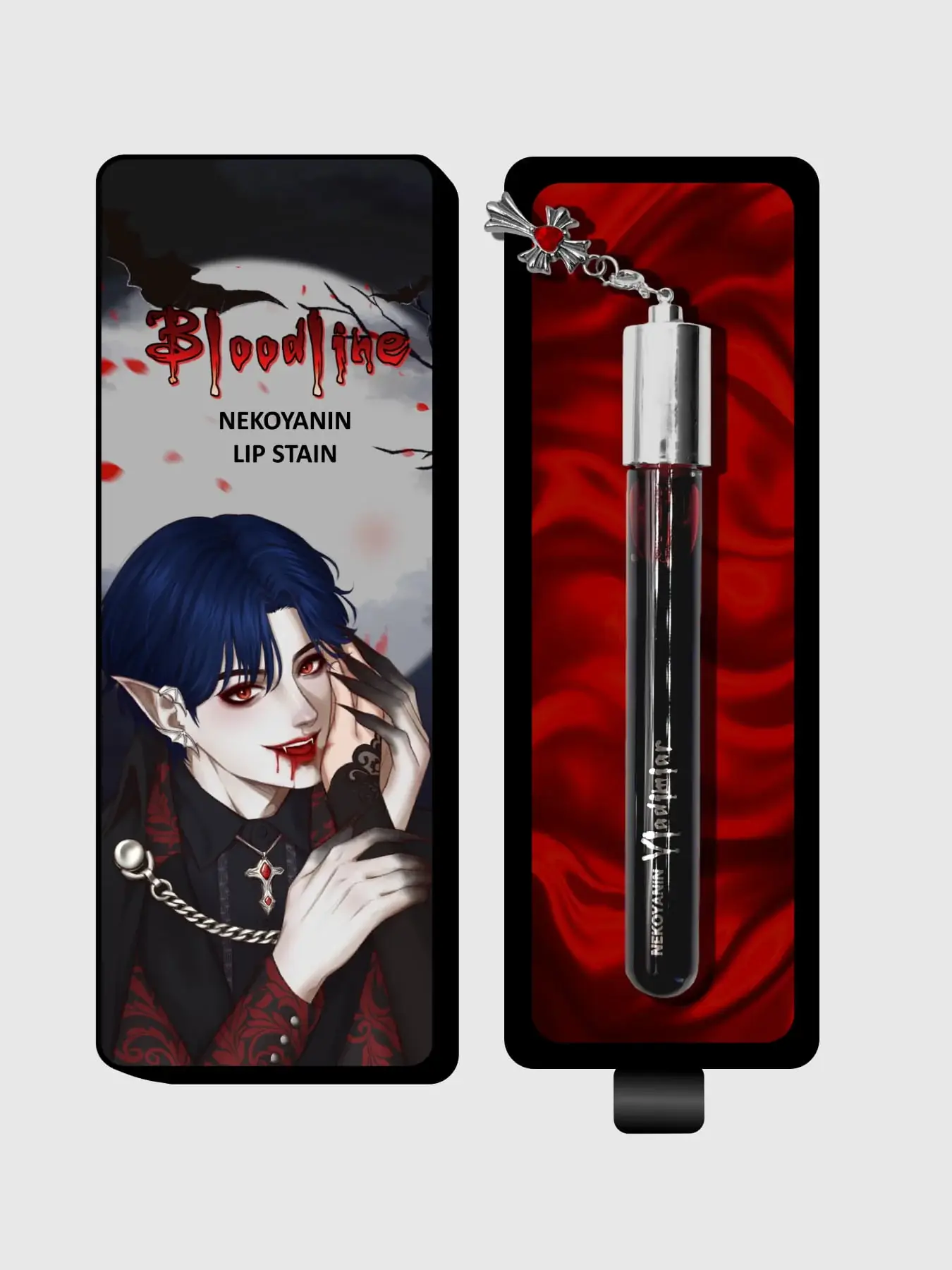 Bloodline Vampire Lip Stains - Lip Tint Long Lasting Cosmetic Gloss Lipgloss Long-Lasting Matte