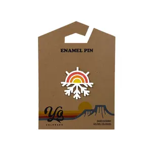 Powder Days Enamel Pin