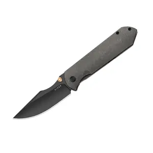 Kizer Harpoon Fold Matte DLC Ultra Elmax Titanium Ki4784A3