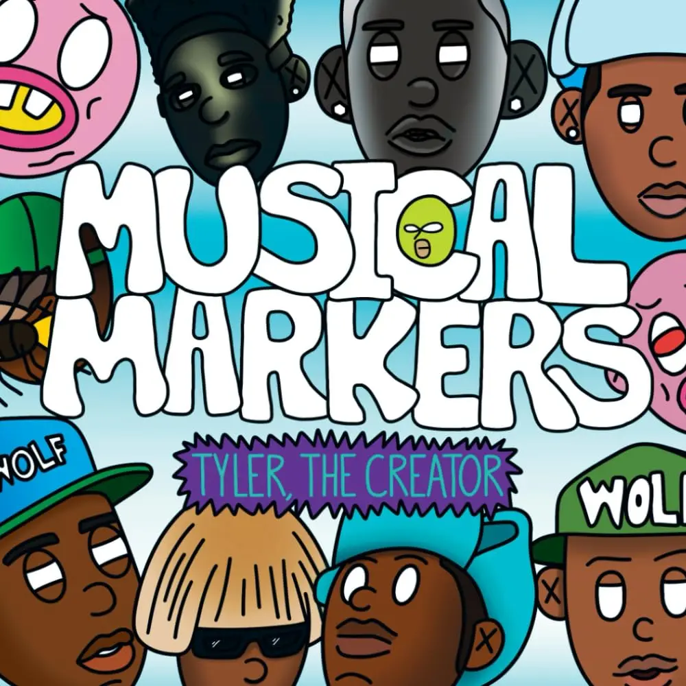 Musical Markers Coloring Book: Tyler, the Creator Paperback – June 9, 2025