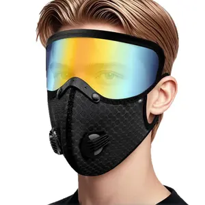 Spring and summer cycling, sports protective mask, electric motorcycle, men and women, windproof, sunscreen, mask, windshield, full face goggles, mask