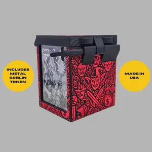 Goblin MTG Deck Box, EDH Commander, Holds 100+ Cards