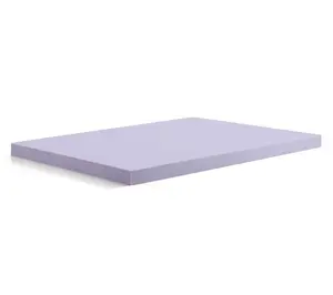 Lucid 4" Lavender and Gel Memory Foam Mattress Topper - Twin