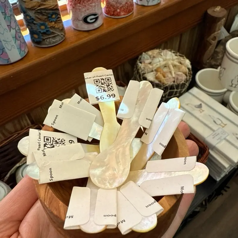 Mother of Pearl (authentic) caviar spoons