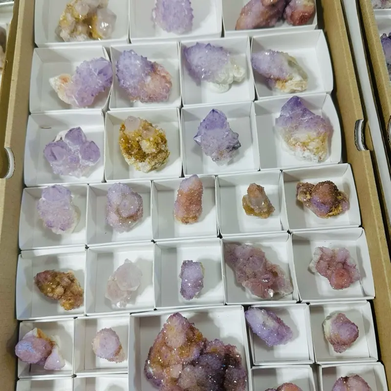 PURPLE CACTUS QUARTZ FLAT