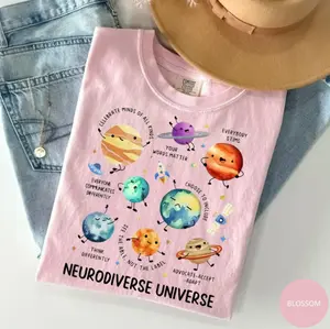 Comfort Colors Space Neurodiversity Shirt, Neurodiverse Shirt, Sped Teacher Shirt, Autism Awareness Tee, Special Education Shirt, Autism Awareness Gift