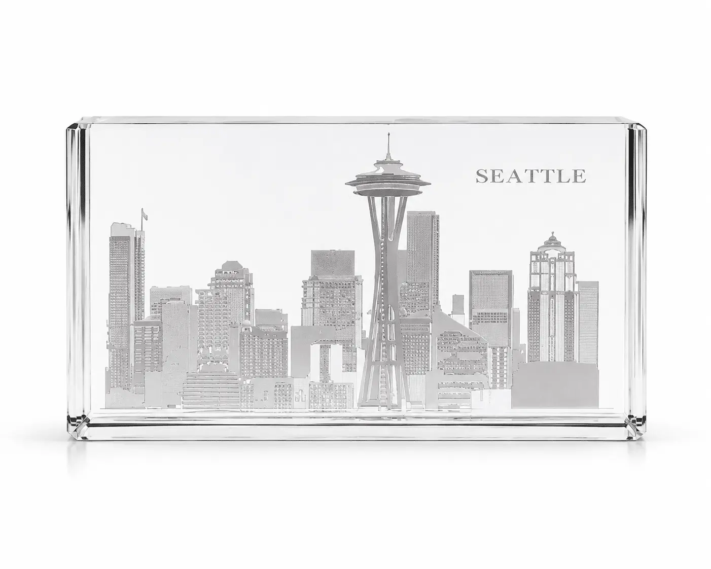 Crystal House Paperweight Fine Crystal with Deep Engraving Premium Luxury Gift Office Decor