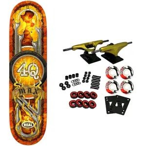 Real Skateboard Complete Max Schaaf 4Q Cathedral 8.5" x 31.85"