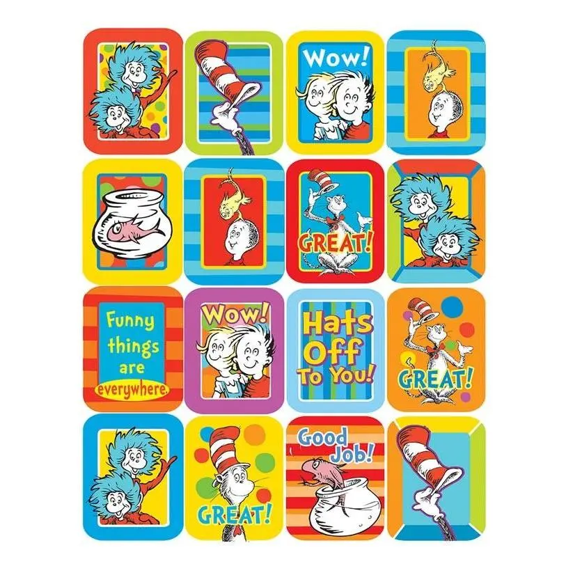 Dr. Seuss Lenticular Stickers