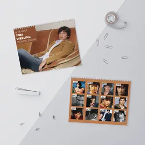 Tom Welling 2026 Wall Calendar Planner, Superhero Movie Calendar, Holiday Calendar Gift For Fan, Gift For Her, Gift For Him, Celebrity Crush Merch