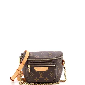 Pre-owned Louis Vuitton material Belt Bags Bum Bag Monogram Canvas Mini by Rebag