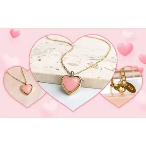 Red Heart Carnelian Necklace for Women, Stone Heart Pendant Necklaces for Teen Girls, Anniversary Birthday Gifts for Her