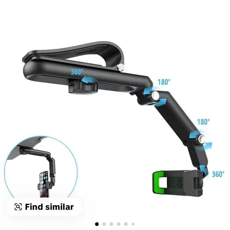 Selfie Stick for Car with 360° Rotational Feature and 180° Flexibility for Enhanced Viewing Angles