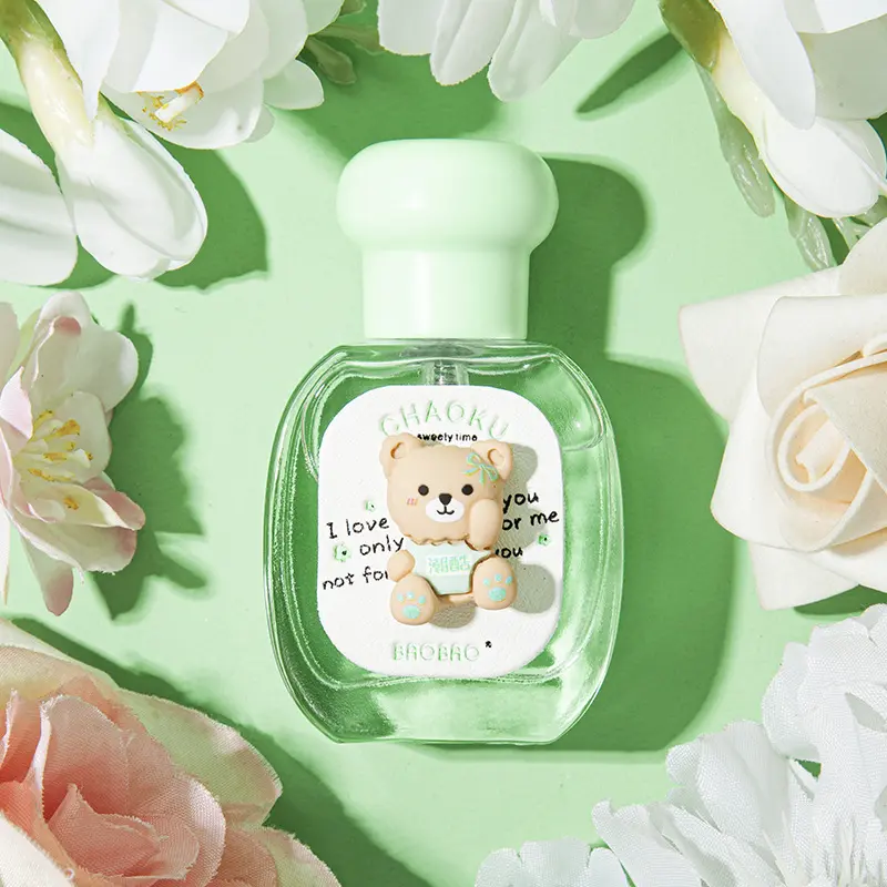 Cute Bear Design Perfume, 1Count Long Lasting Natural Light Fragrance for Women, Daily Use Fragrance for Women & Girls, Perfume for Women, Mini Perfumes