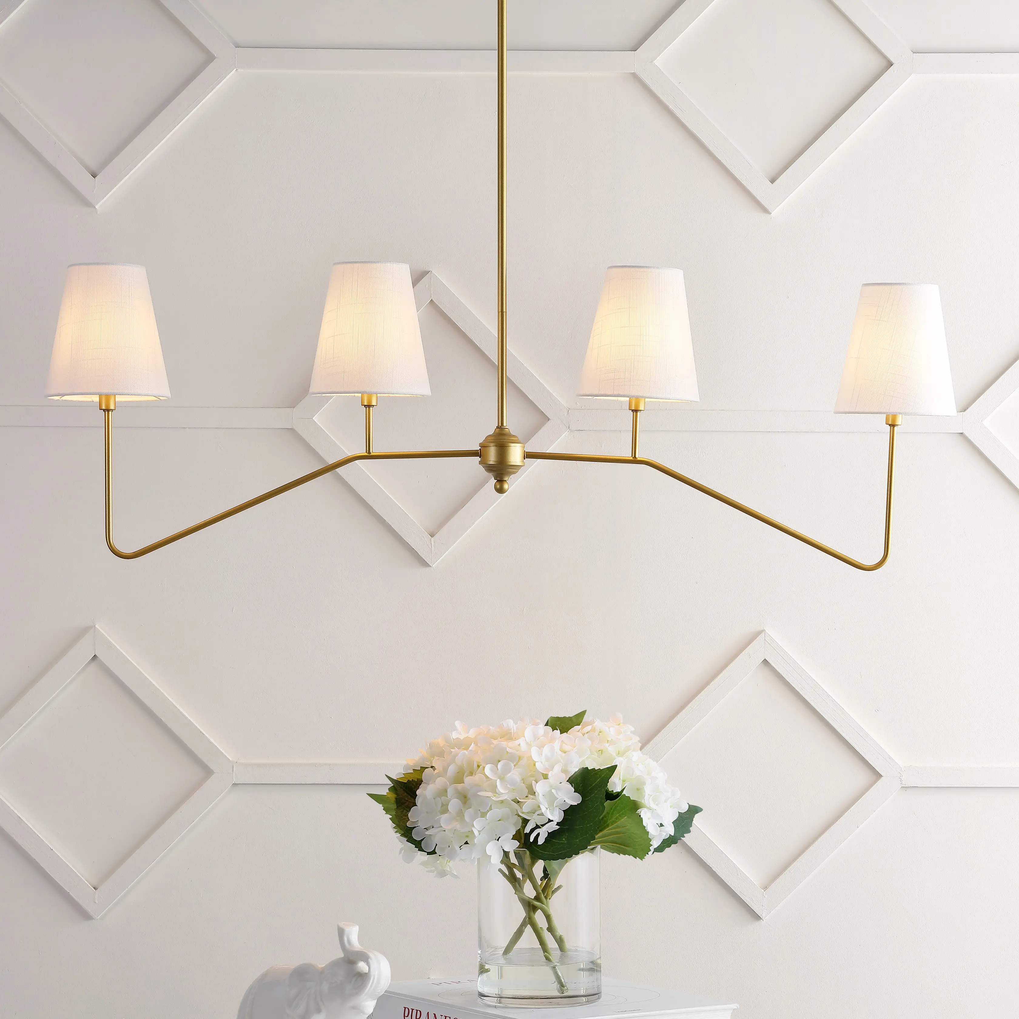 JONATHAN Y Bleecker Modern Metal-Glass Globe LED Pendant - Adjustable, Dimmable Indoor Decorative Light with Scandinavian Style Modern Mood Lighting for Living Room, Bedroom