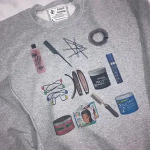 Black Hair Sweater Casual Womenswear Comfortable