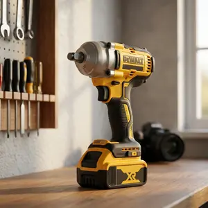 DEWALT DCF9001/2-inch brushless cordless high torque impact wrench kit and DEWAL 20V power tool ultra long battery charger