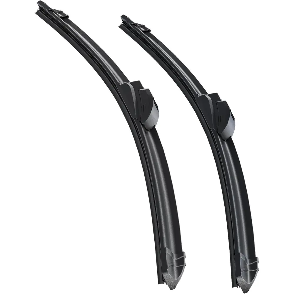 Premium All-Season Windshield Wiper Blades, Pack of 2 Durable Stable And Quiet Windshield Wiper Blades, Automotive Replacement Windshield Wipers For Car (22"+22")