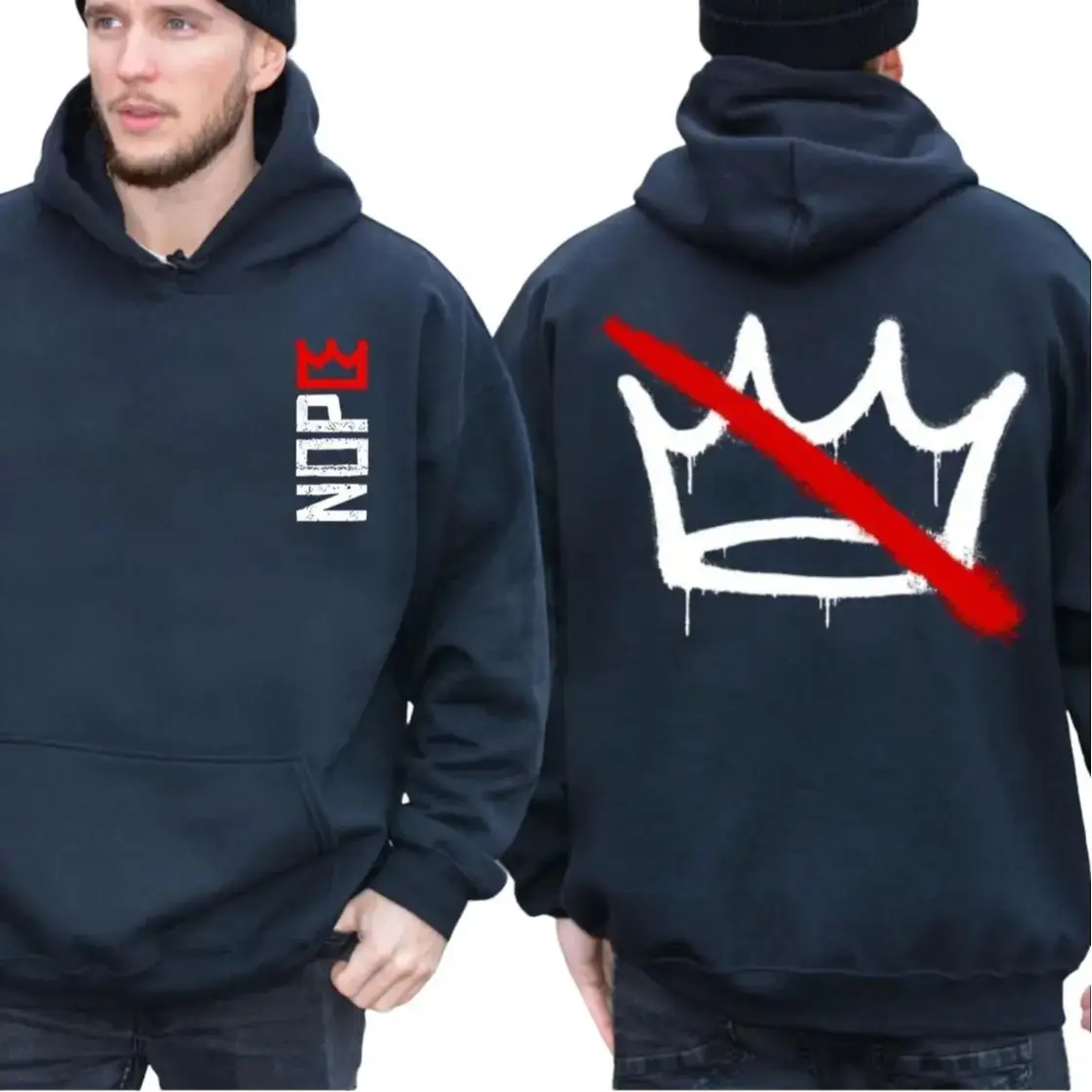 No Kings In America Shirt, Anti Trummp Sweatshirt, Political Hoodie, Anti Maga, Crown No Kings Hoodie, Protest Shirts, Unisex Sweater Pullover Tee