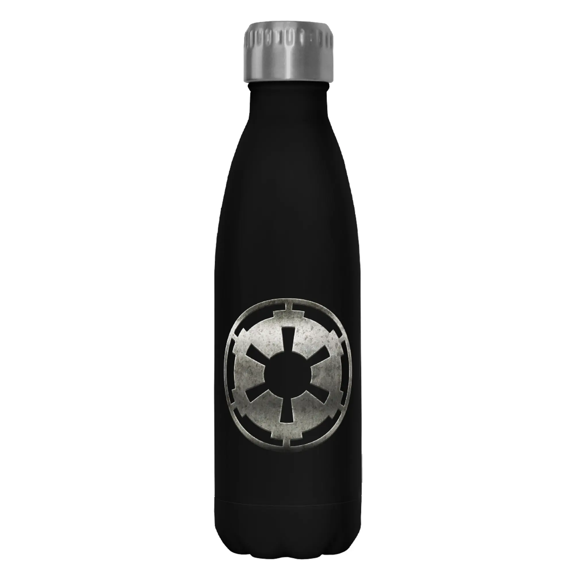 Star Wars Empire Logo Insulated Stainless Steel Water Bottle - 2.5" Width, Leak-Proof Screw Cap, Double Wall, BPA-Free, Imported & Printed in USA, Travel-Ready Kitchenware Drinkware, Width: 2.5"