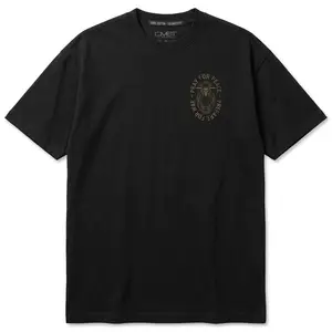 "Pray For Peace, Prepare For War" Gothic Graphic T-Shirt, Men's Dark Aesthetic Streetwear Tee, Casual Short Sleeve mcr men funny white christian clothing shri cotton joke tshirt tok soft