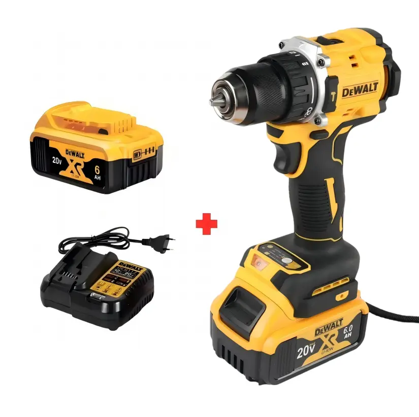 DEWALT 20V Heavy-Duty Hammer Drill (DCD805) - Multi-Function Drilling & Fastening Tool for Wood, Metal, Masonry - Bare Tool or Single Matching Accessory Combo Pack Available set durable on bearing nesting sturdy training small c-press