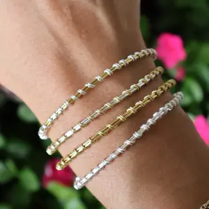 Two Toned Wire Wrapped Bracelet