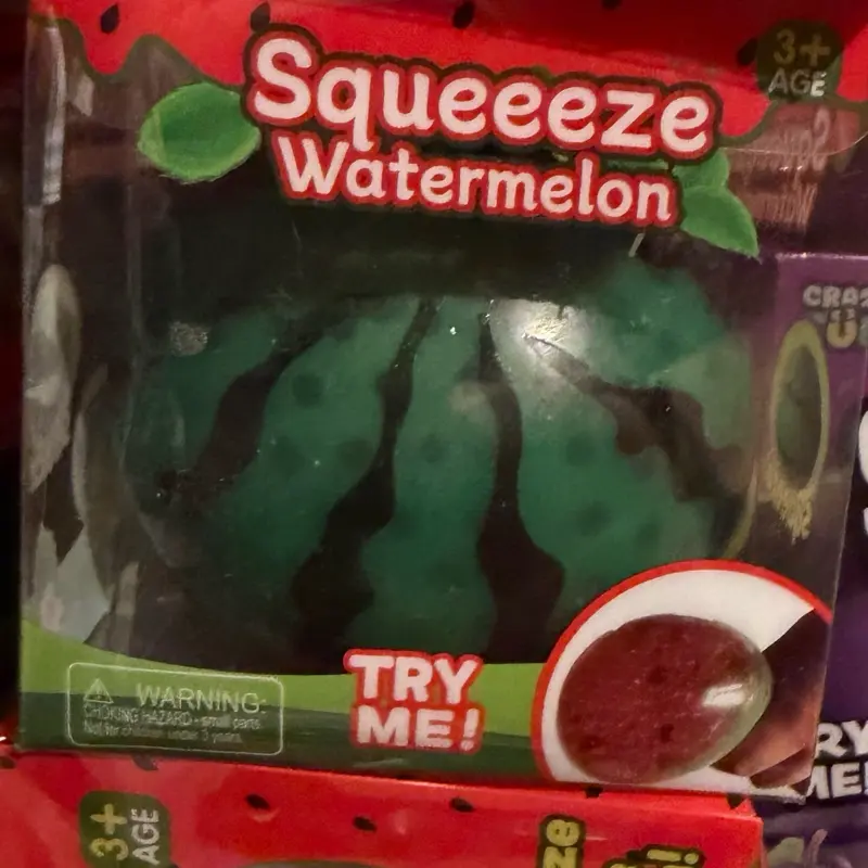 Squeezy Watermelon Orbee Filled Stress Relief