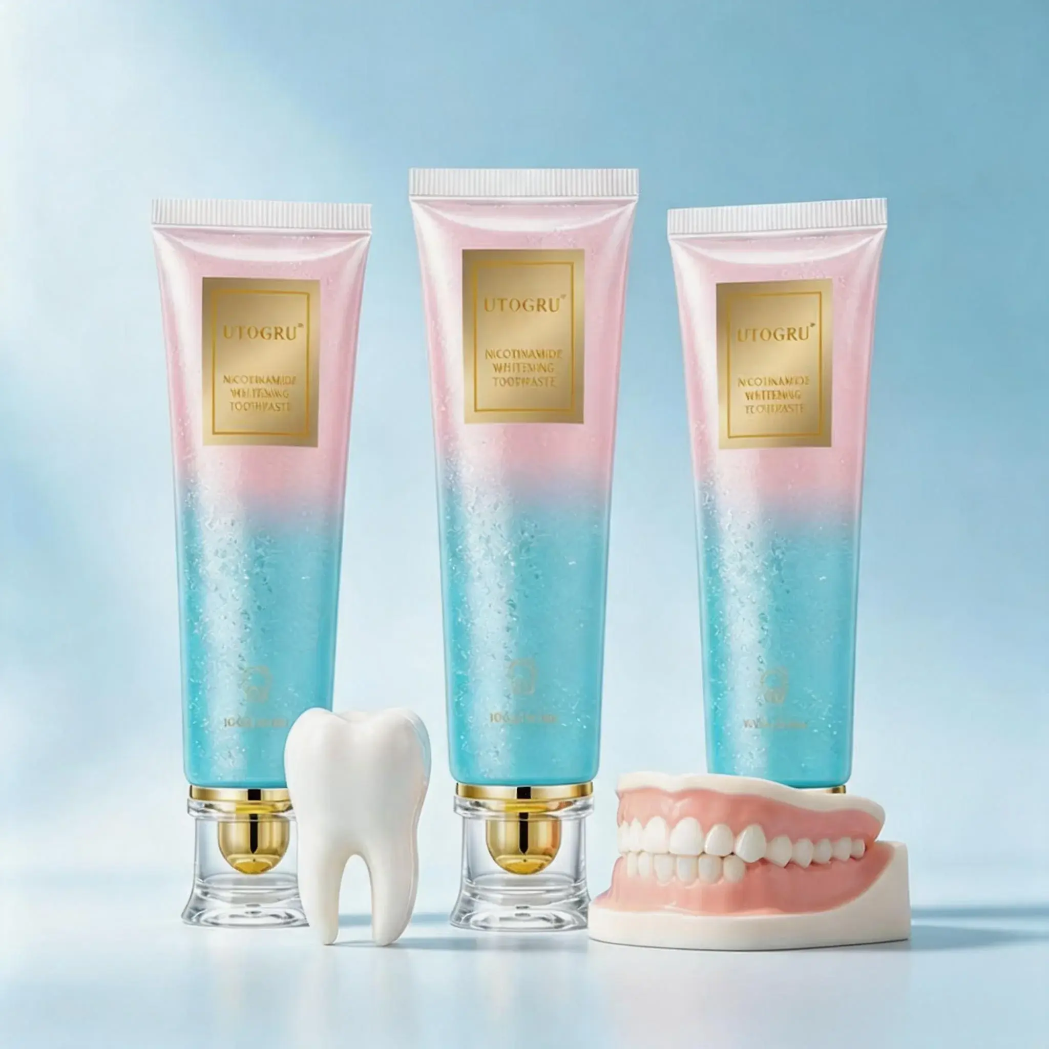 Nicotinamide Starry Sky Mint Toothpaste - Teeth Whitening, Brightening, Fresh Breath, Single Oral Care Item for Adults