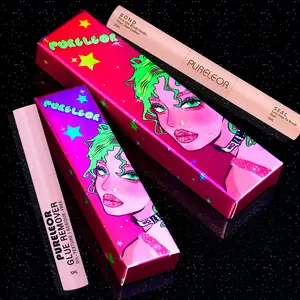 PURELEOR Lash Bond and Seal with Eyelash Remover for DIY Clusters Lashes Extension Strong Hold 72 Hours Quick Makeup Removal Suitable for Sensitive Eyes