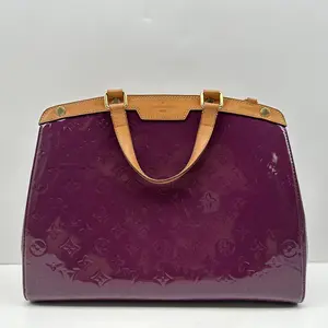 Pre-owned Louis Vuitton Vernis Shoulder Bags Brea GM Amethyste
