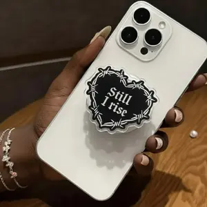 Still I Rise Kindle Grip, Quote Design Kindle Accessories, Phone Holder For Her, Motivation Phone Grip, Melanin Gift Idea