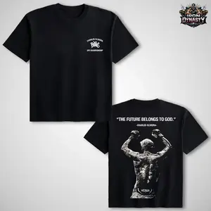 Charles Oliveira The Future Belongs To God Tee, Charles Oliveira UFC T-shirt, UFC Tee, Sports Shirt, UFC Shirt, Workout T-shirt, Mens Graphic Tees, 250Gsm Cotton Oversized Mens Tshirt Gift For Him For Her