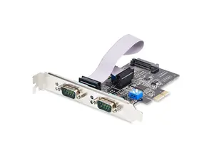 StarTech.com 2-Port Serial PCIe Card 2S232422485-PC-CARD - Dual-Port PCIe / DB9