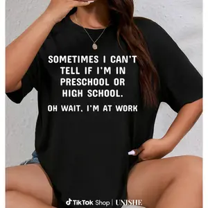 Casual Unisex Sarcastic Cotton Tee – Funny Work Saying Round Neck Short Sleeve Shirt