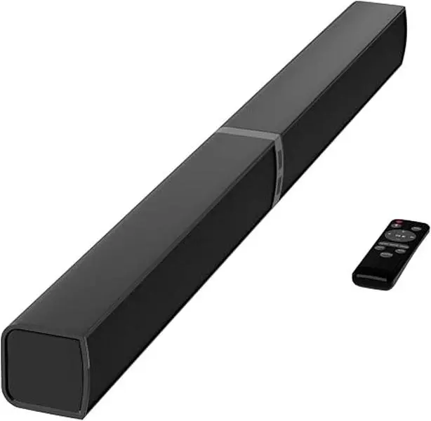 Sound Bar for Smart TV, 50W 17 Inch TV Soundbar Speaker, Bluetooth 5.3, ARC Optical AUX Wired & Wireless Home Audio Audio
