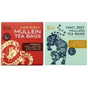 Lung Detox Duo - Lung Shield & Mint Zest Mullein Tea Combo