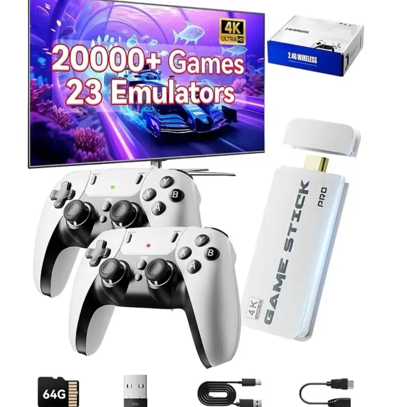 Portable Retro Game Console with Emulators , plug and play , gift for everyone