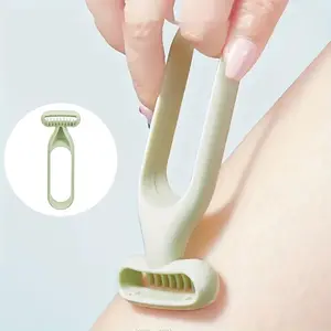 Waterproof Manual Bikini Trimmer, Reusable Razor for Hair Removal, Smooth Sensitive Skin, Perfect for Armpit Beauty, Odorless, 1pc