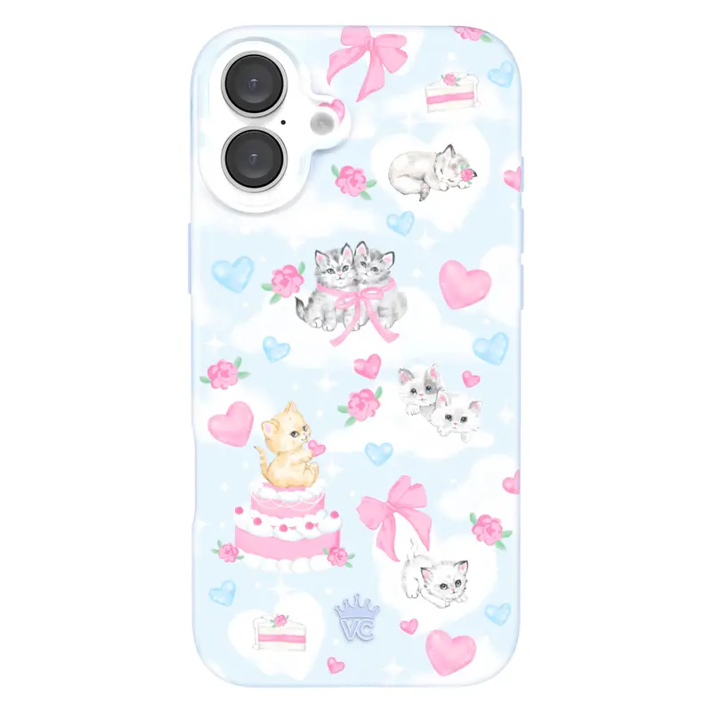 Velvet Caviar Kitten Kisses iPhone Case - Cute & Trendy Phone Cases for iPhone with Stylish Girly Design and Shockproof Protection
