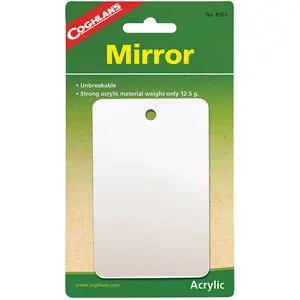 Coghlan's Featherweight Mirror, Unbreakable Acrylic Material, Emergency Survival