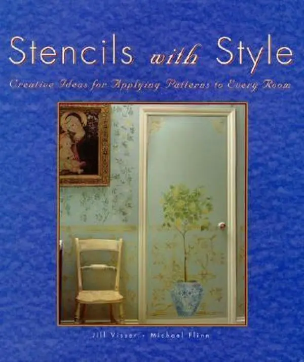 USED Book - Stencils with Style: Creative Ideas for Applying Patterns to Every Room by Jill Visser (Hardcover) - english