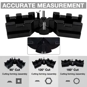 2-In-1 Slanted Cutting Measurement Tool, Single Piece Shaping Cutter, Precision Measuring Instrument, Ideal for Accurate Cuts