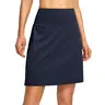 G Gradual Women's High Waisted Golf Skirts Skort - 19" High Rise Knee-Length UV-Protective Sports Fitness Skirt with 5.5" Inseam Built-In Shorts, 2 Side Pockets, Breathable Quick Dry Fabric for Tennis, Golf